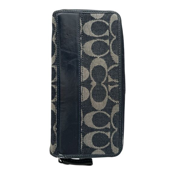 Coach Black and Gray Women's Wallet - Picture 2 of 5